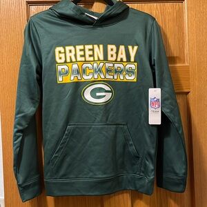 NWT NFL Packer youth hooded sweatshirt